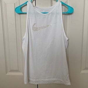 White Nike Tank